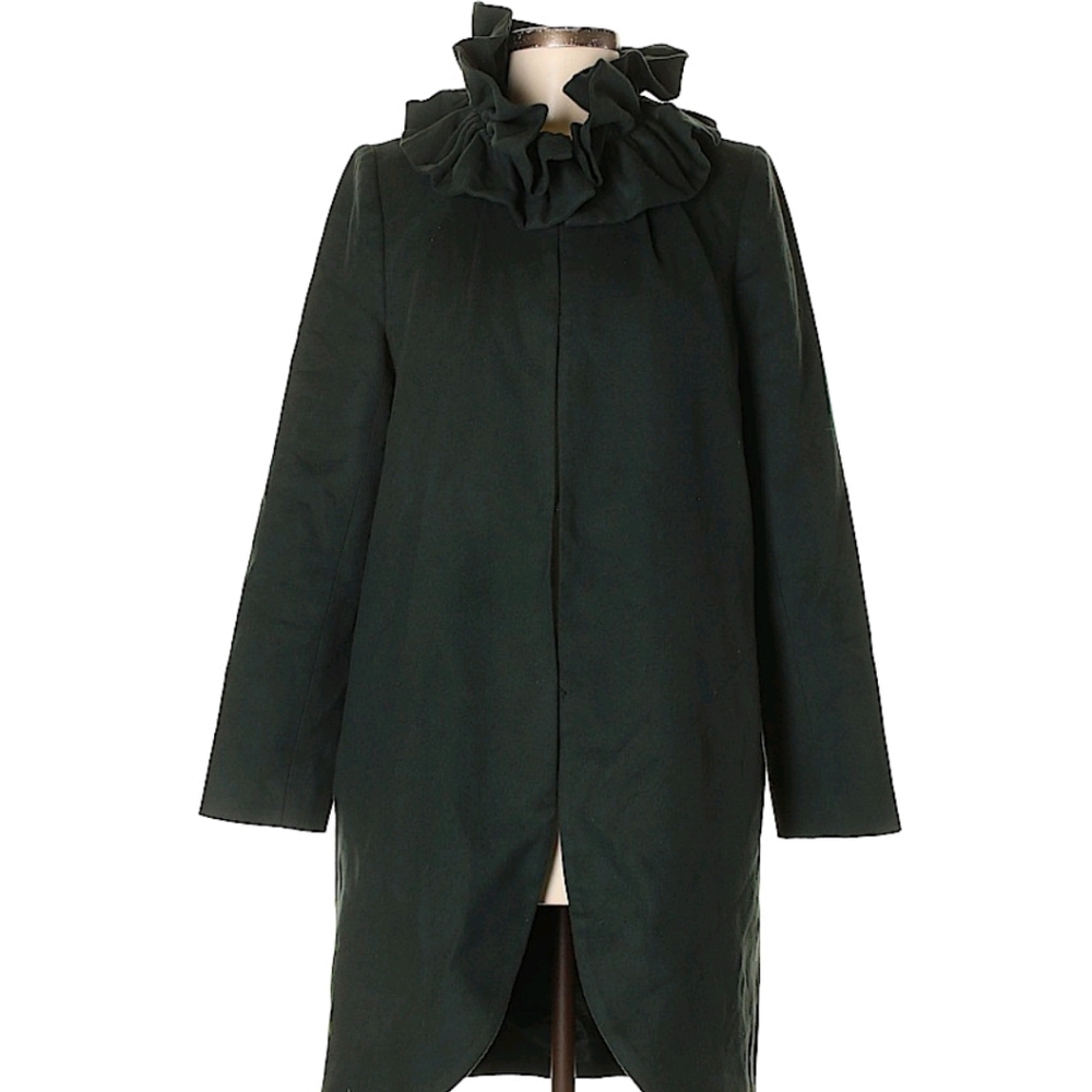 Milly Forest 💚Green💚 Wool  Coat, size 8